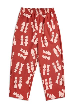 JOGGING TROUSERS TIC TAC COUPLE UNISEX - Træningsbukser - burgundy