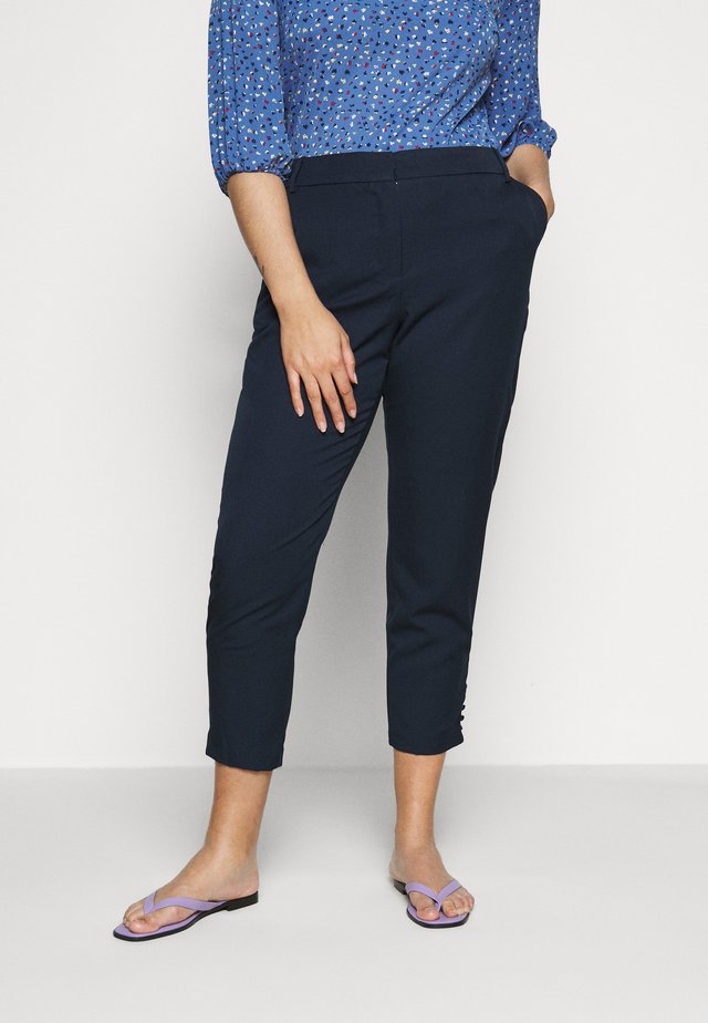 JRGENTA TAILORED ANKLE PANTS - Tygbyxor - navy blazer