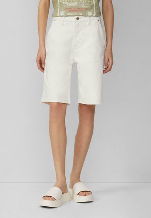 ABBY REGULAR FIT HIGH RISE SUPERSTRETCH - Jeans Shorts - creme