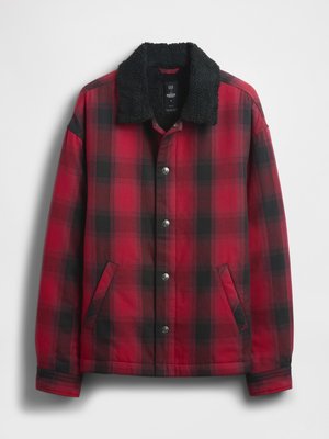 UNISEX - Lett jakke - red plaid