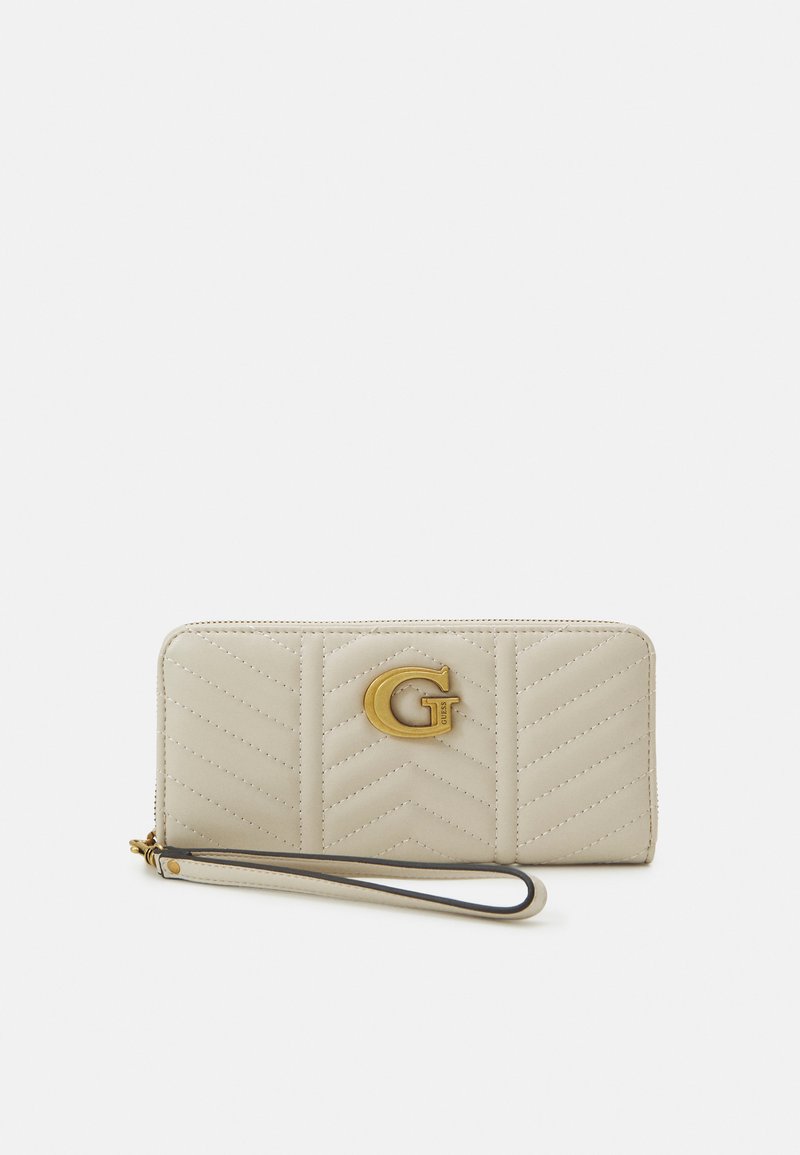 Guess LARGE ZIP AROUND - Geldbörse - stone