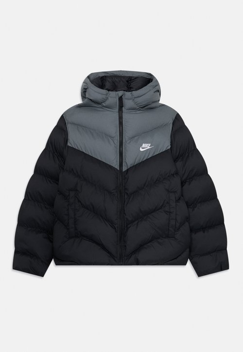 Nike Sportswear PUFFER COLORBLOCK UNISEX - Jachetă de iarnă - black/smoke grey/white