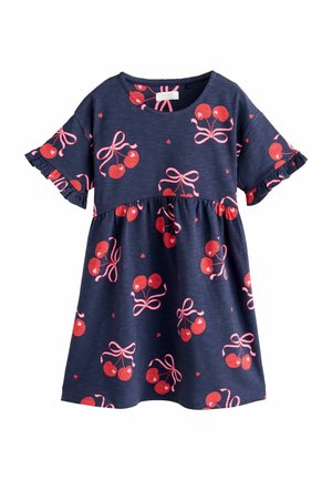 SHORT SLEEVE  - Jerseyjurk - navy cherry print