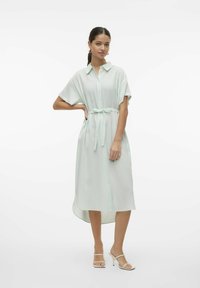 Vero Moda VMBUMPY SS CALF  - Blousejurk - silt green