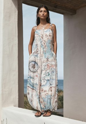 Next, TALL FIT - TIE STRAP BALLOON JUMPSUIT - Jumpsuit - map print