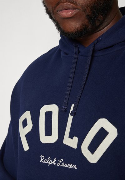 Polo Ralph Lauren Big & Tall LONG SLEEVE - Mikina s kapucí - cruise navy