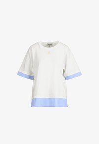 No seleccionado, celeste/bianco