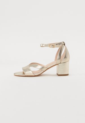 LEATHER - Sandalias - gold