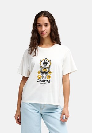 RVCA RVCA FRAUEN APPAREL|TOPS EVJZT00185 - Print T-shirt - clo