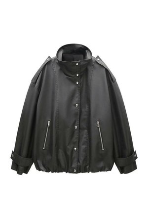 Mango Jachetă subțire - black