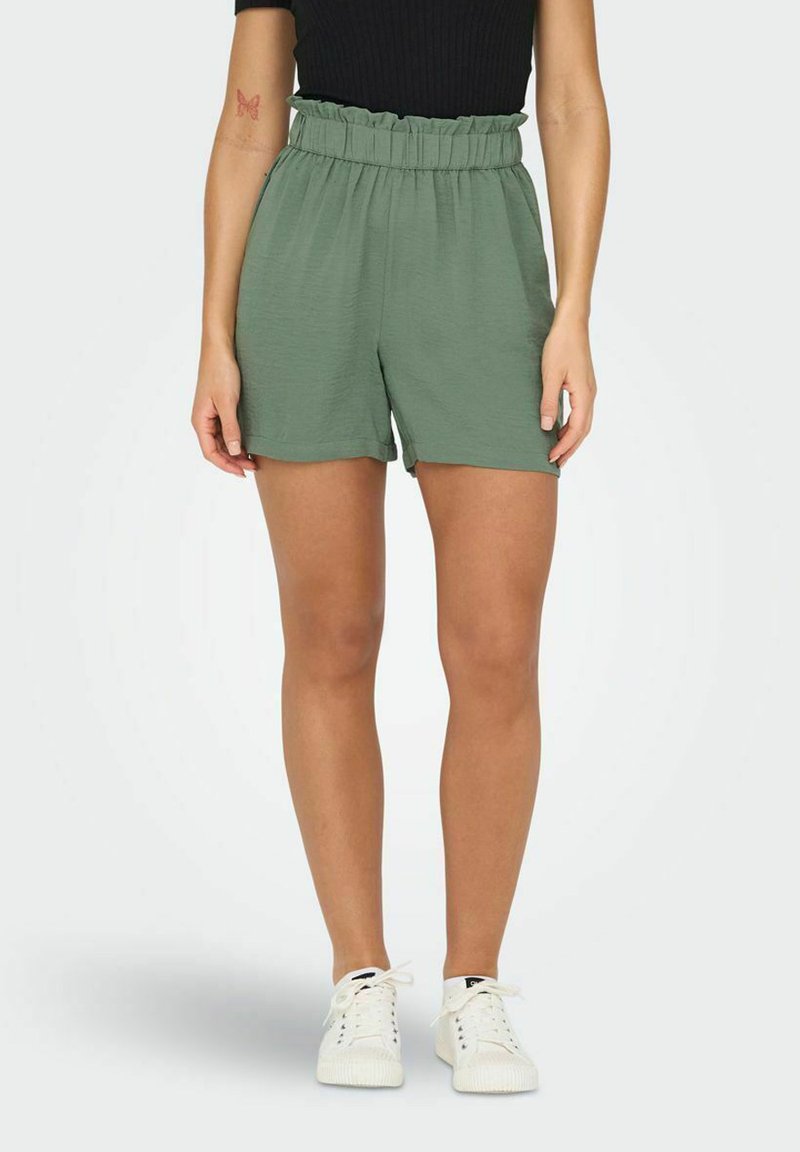 JDY - JDYDIVYA PAPERBAG - Shorts - sea spray, Vergroten