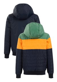 WE Fashion REVERSIBLE JAS MET COLOURBLOCK - Tunn jacka - green