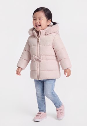 Guess, HOODED PUFFER ZIP - Cappotto invernale - romantic lilac