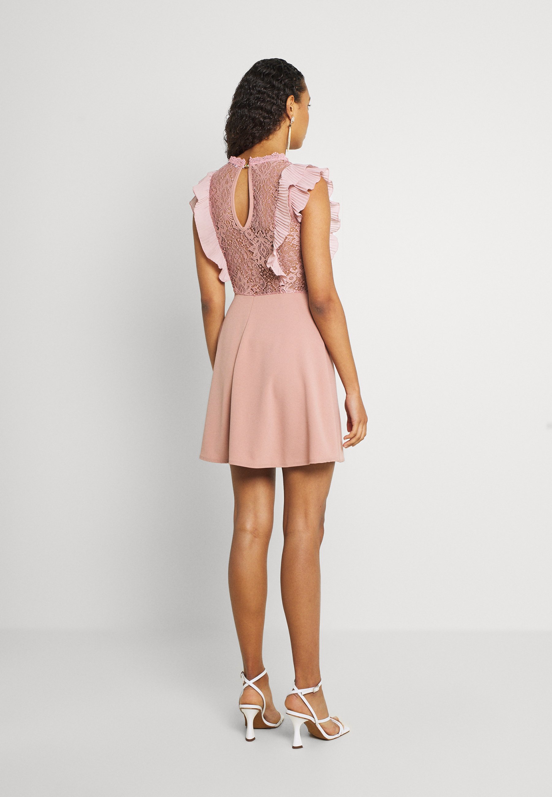 WAL G. HUMERA LACE SKATER DRESS 
