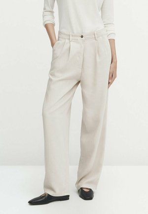 Massimo Dutti Straight leg jeans - taupe
