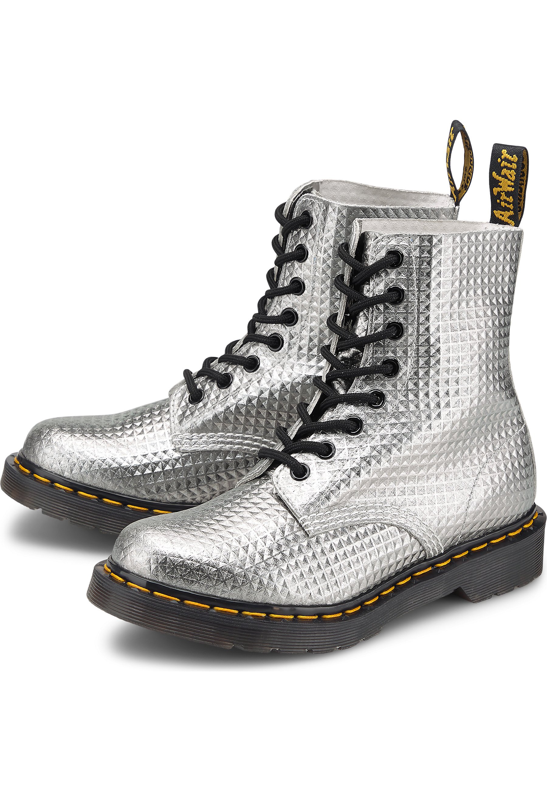 dr martens pascal silber