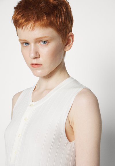 EDITHMARCEL SLEEVELESS SERAFINO DRESS - Φόρεμα-πουλόβερ - natural white