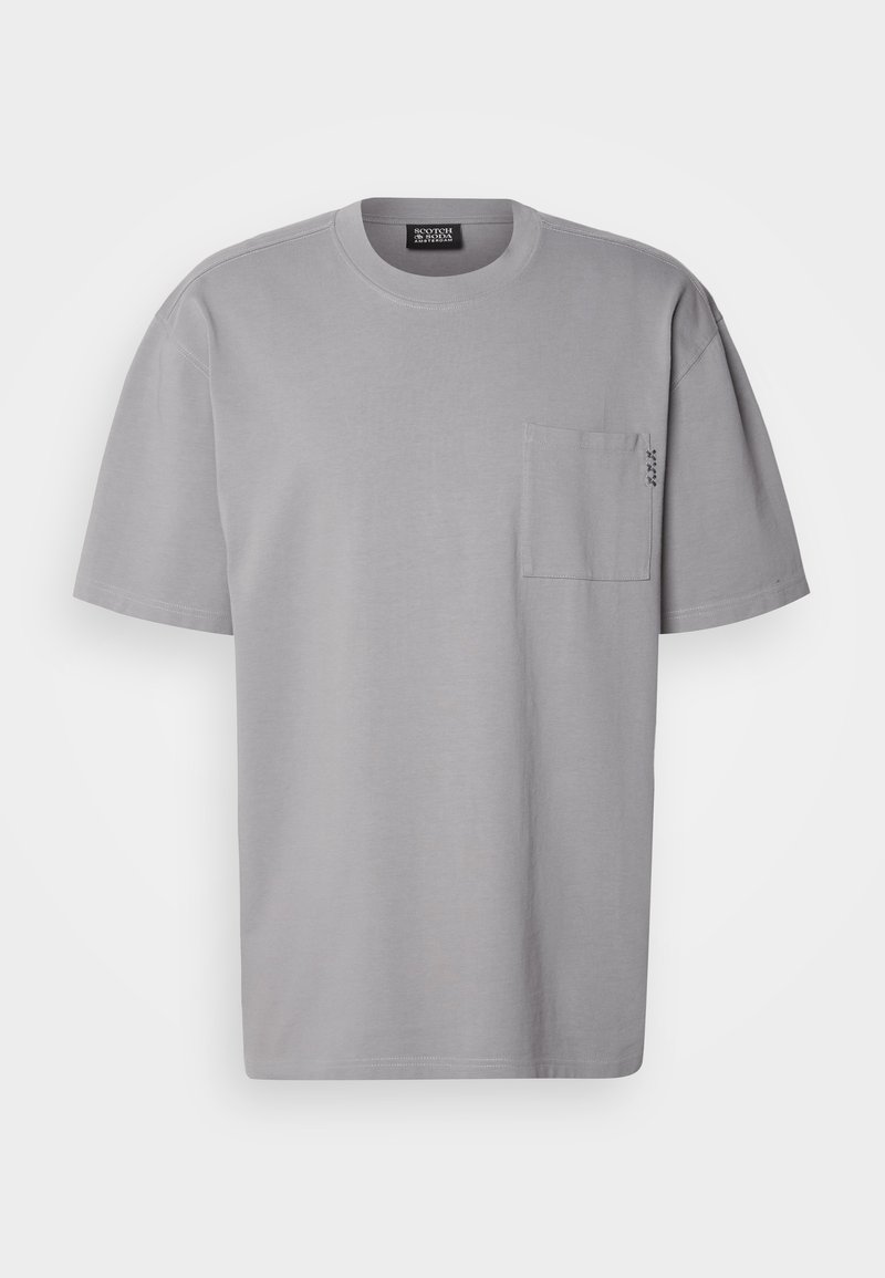 Scotch & Soda T-shirt basic lichtgrijs Scotch & Soda T-shirt basic lichtgrijs