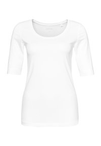 SLIM FIT ROUND NECK - T-shirt basique - white
