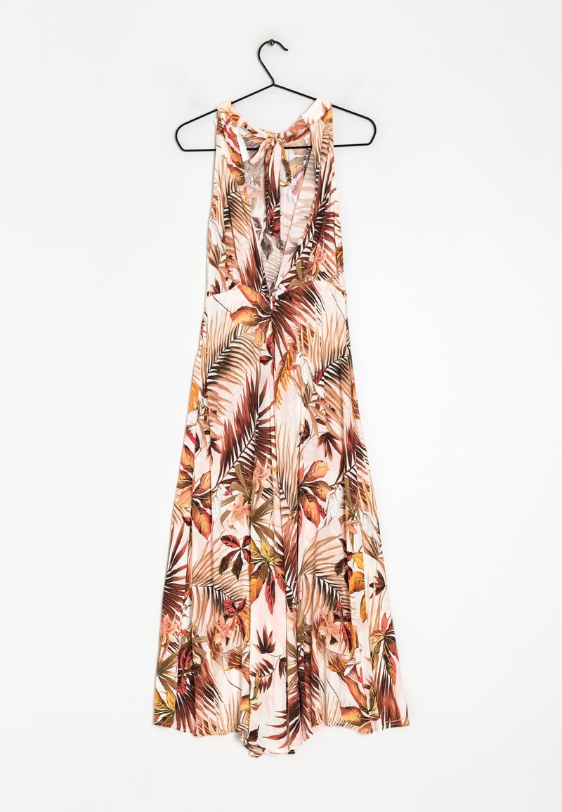 dress mango vestido estampado tropical