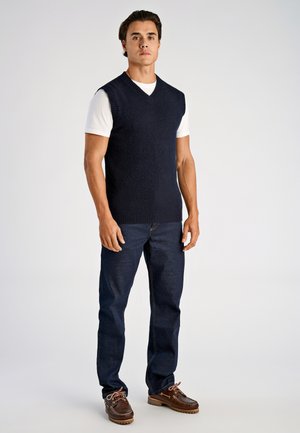 V-NECK SLIPOVER - Strickpullover - navy