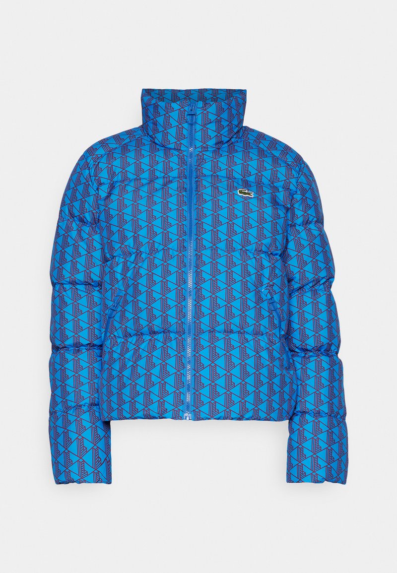 Lacoste Gewatteerde jas blauw Lacoste Gewatteerde jas blauw