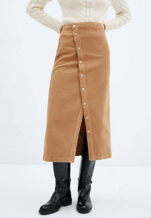 A-snit nederdel - brown