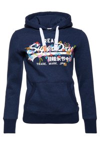 Superdry & Co Jersey con capucha - blue