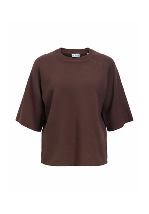 Object, OBERTEIL STRICK - Pullover - seal brown