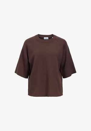 Object, OBERTEIL STRICK - Jersey de punto - seal brown