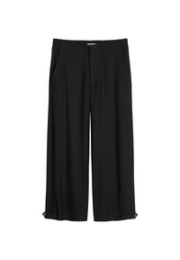 RELAXED MIT  - Stoffhose - black