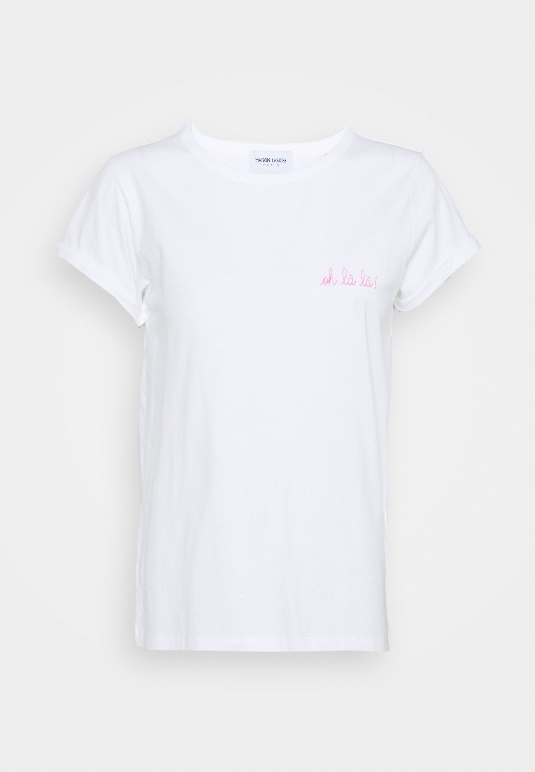 Maison Labiche Classic Tee Oh La La T Shirt Basic White Weiss Zalando De Maison Labiche Classic Tee Oh La La T Shirt Basic White Weiss Zalando De