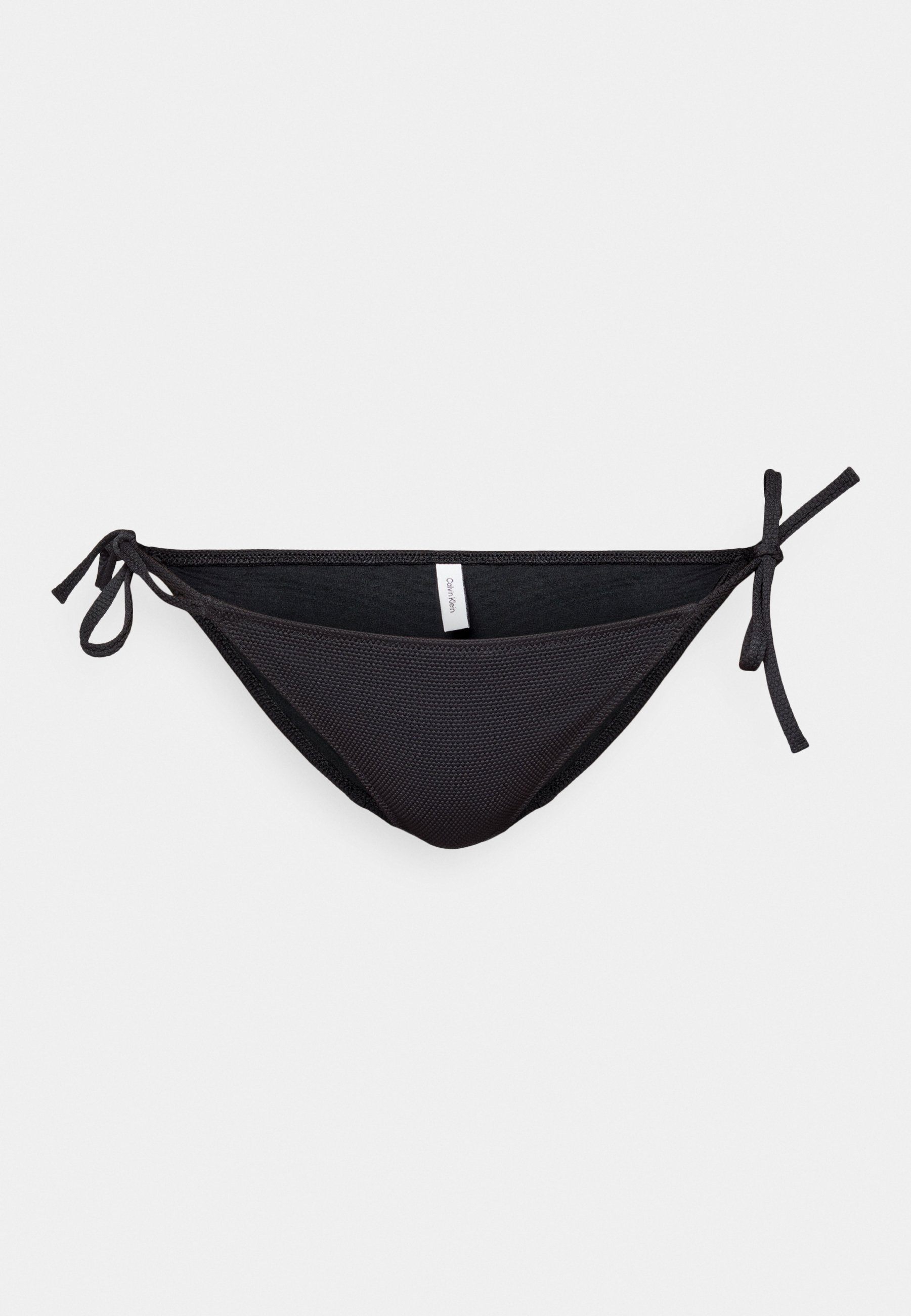 Calvin Klein Swimwear STRING SIDE TIE - Spodní díl bikin - black