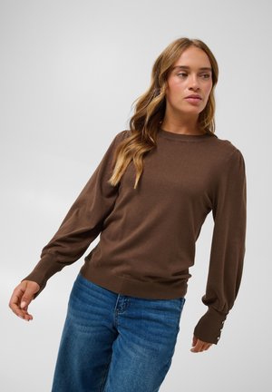 Kaffe, KALIZZA ROUND NECK BUTTONS - Pullover - carafe