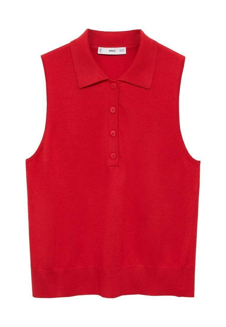 Mango Poloshirt rood