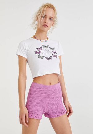 T-shirt con stampa - white