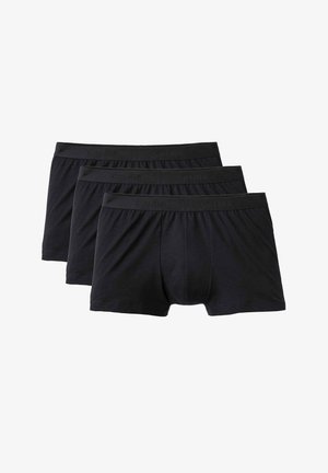 Zwarte katoenen boxershorts, drie-pack, met een elastische tailleband met logo, zachte textuur en een klassieke pasvorm.