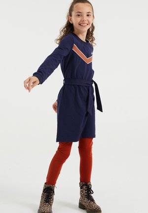 Gebreide jurk - dark blue