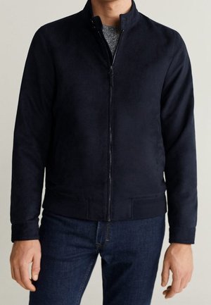 Kunstlederjacke - royal blue