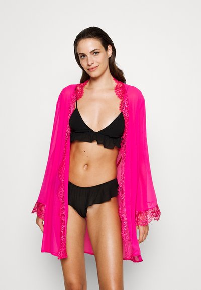 Fleur du Mal LUXE FLUTTER TRIANGLE BRA - Soutien-gorge triangle - black