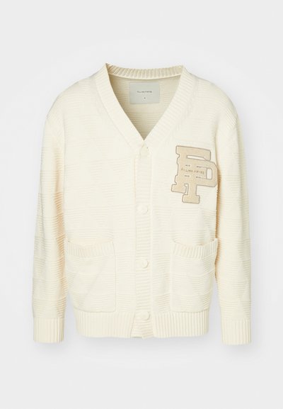 Filling Pieces VARSITY CARDIGAN - Cardigan - white