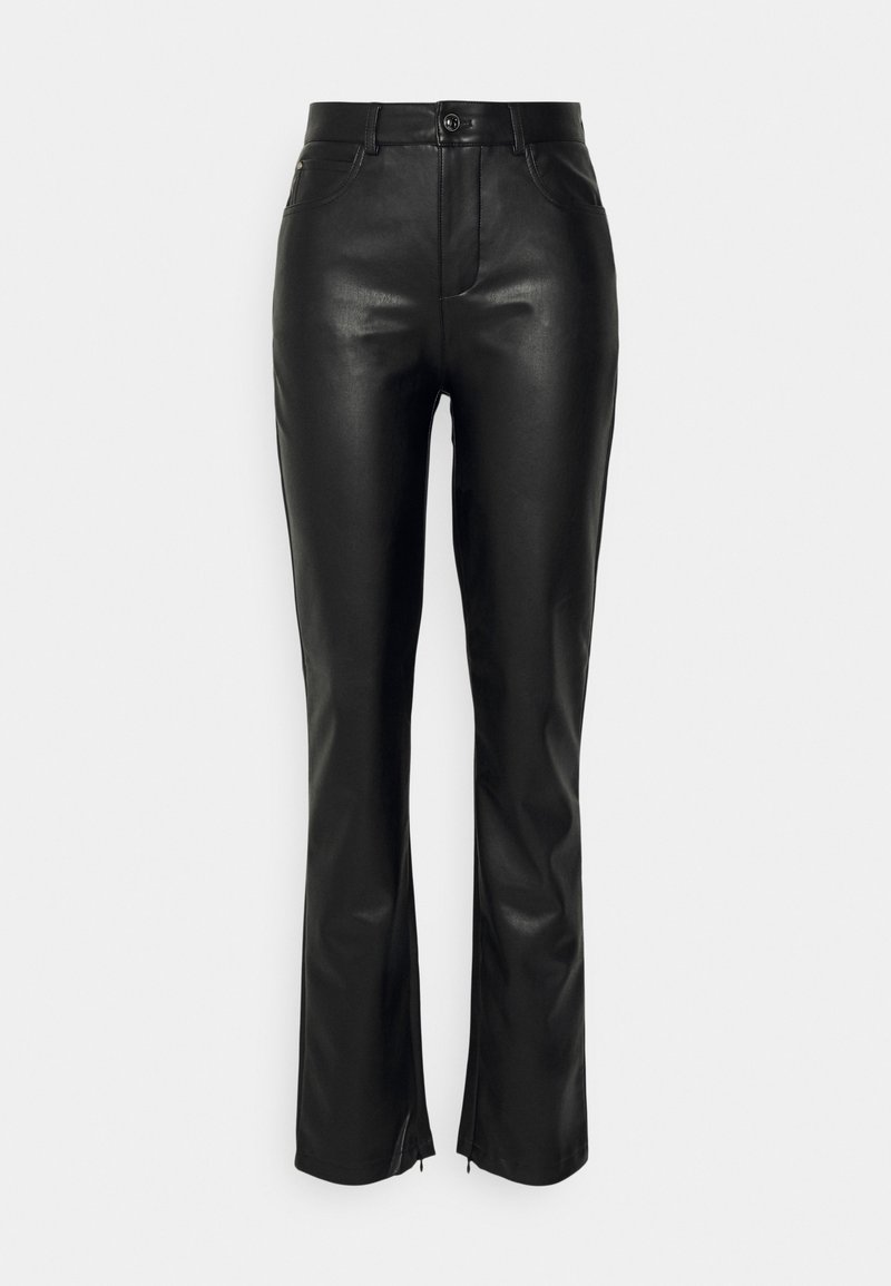 Leather Flare Pants Guess Faux Leather Pants Guess Trousers