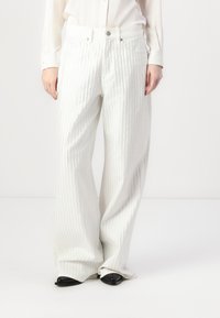 Good American GOOD EASE  - Wide Leg - cloud white