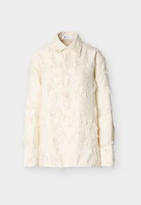 LENS FRAYED UNISEX - Nööpidega pluus - ivory
