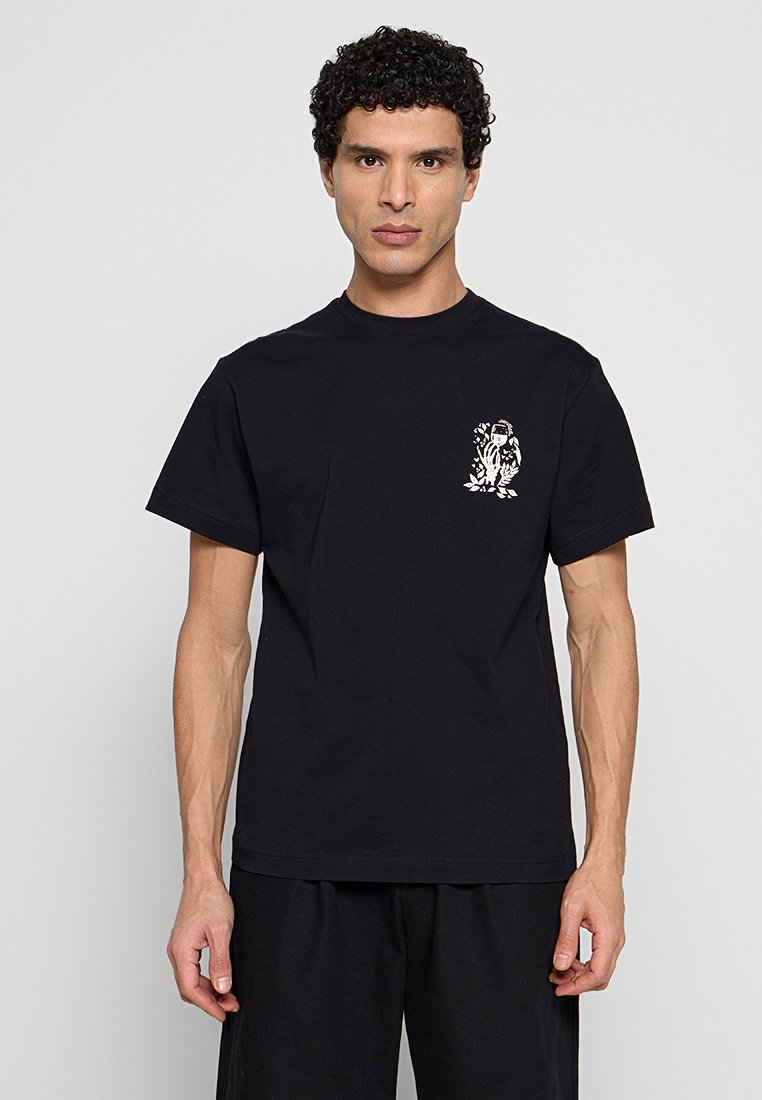 Libertine-Libertine T-shirt print zwart