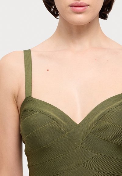 Hervé Léger THE MARIA DRESS - Rochie tip creion - green