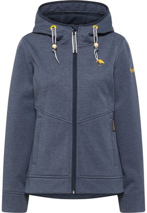SCHMUDDELWEDDA MAIRE - Sudadera con cremallera - marine melange