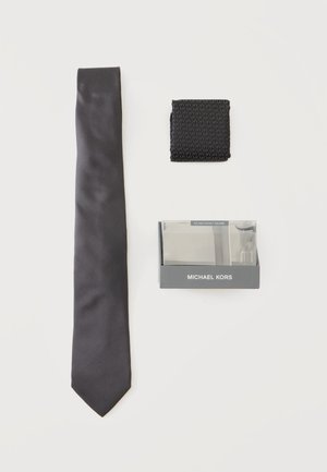 Michael Kors, GIFT BOX SET - Džepni rupčić - charcoal