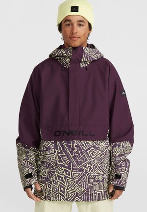 O'Neill ANORAK - Chaqueta de snowboard - dark purple sketcheritage