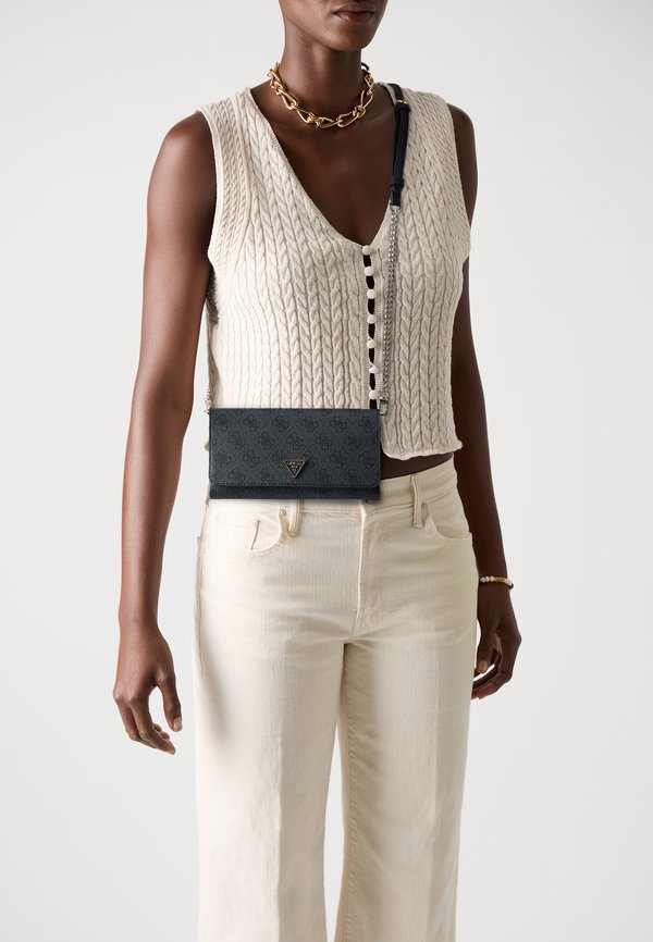 NOELLE II XBODY FLAP ORGANIZER - Cross body bag - coal